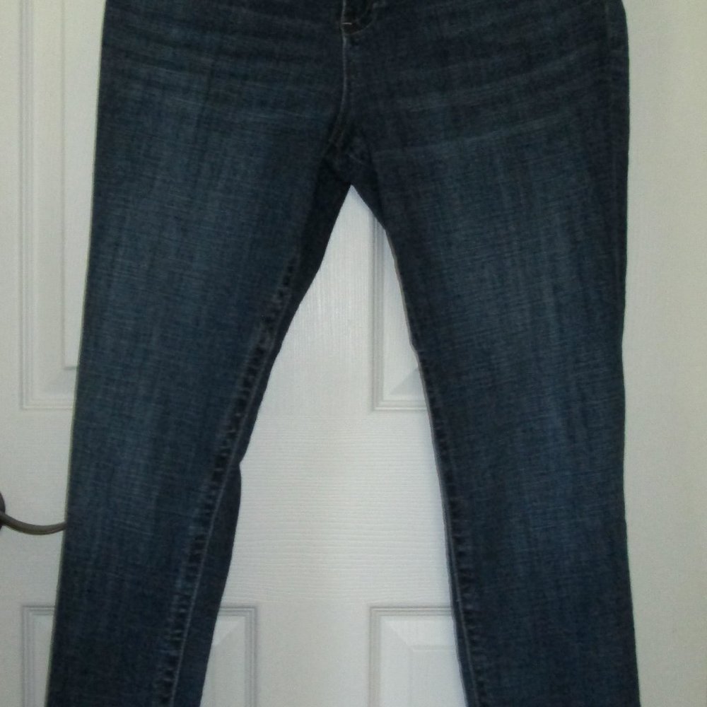 KUT FROM THE KLOTH "STEVIE" STRAIGHT LEG JEANS, SIZE 14